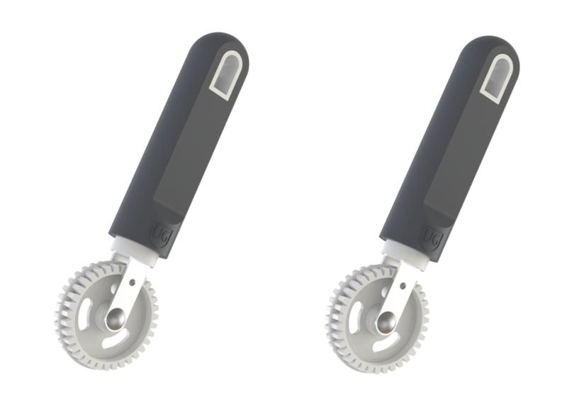 2 Carretilhas para Fechar e Cortar Massas de Pastel Tortei Risolis Raviolis - AND Imagem de 2 Carretilhas para Fechar e Cortar Massas de Pastel Tortei Risolis Raviolis