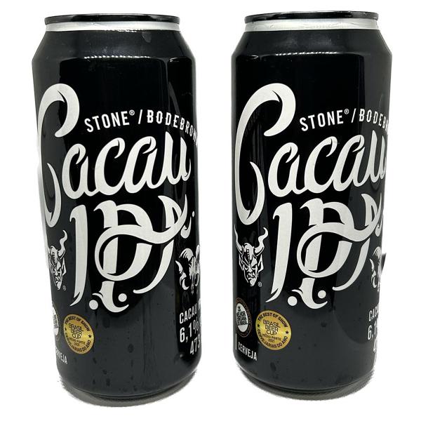 Imagem de 2 Cerveja Cacau Ipa lata 473ml Pale Ale Caramelo Bodebrown