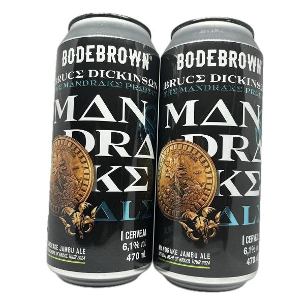 Imagem de 2 Cervejas Bruce Dickinson Mandrake Jambu Ale 6,1% Ipa 470Ml