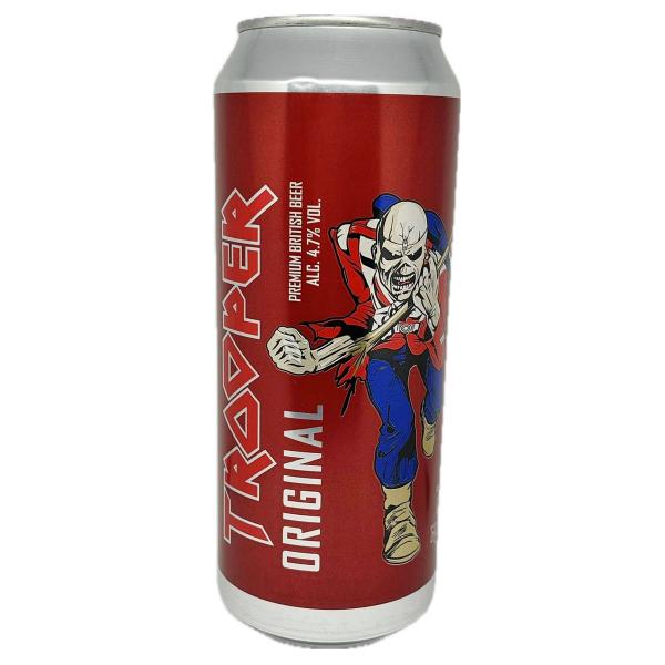 2 Cervejas Trooper Iron Maiden UK Premium British 500ml - Trooper Robinsons UK Imagem de 2 Cervejas Trooper Iron Maiden UK Premium British 500ml
