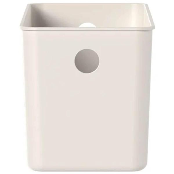 2 Cestos Organizadores 4,2L e 4,5L Multiuso Retangular Flow Bege Caixas Organizadoras Ou Imagem de 2 Cestos Organizadores 4,2L e 4,5L Multiuso Retangular Flow Bege Caixas Organizadoras Ou