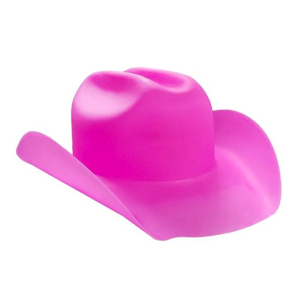 Imagem de 2 Chapéus Rosa de Cowboy Vaqueiro Adulto e Infantil Festa Junina