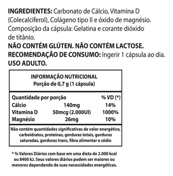 Imagem de 2 Colágeno Tipo 2 Plus + Vitamina D3 40Mg 60Cps Fitoprime