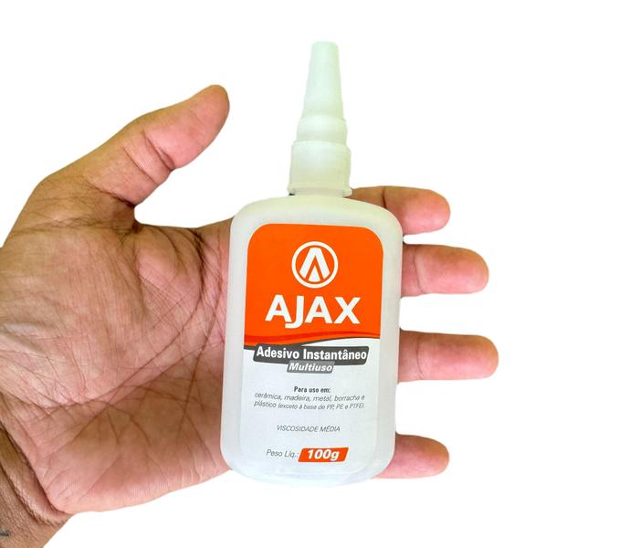 Imagem de 2 Colas Instantâneas Adesivas Multiuso 100g Ajax