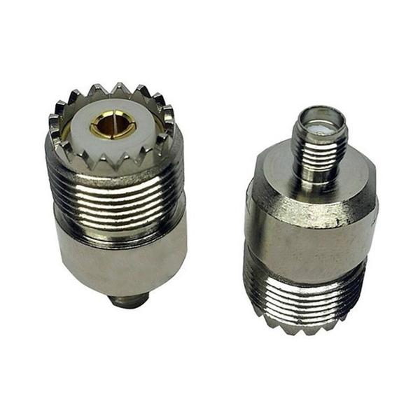 2 Conector Mini Uhf + Conector Base Quadrada Rg58 + Adaptador Sma Femea Uhf Femea - USIVALE Imagem de 2 Conector Mini Uhf + Conector Base Quadrada Rg58 + Adaptador Sma Femea Uhf Femea