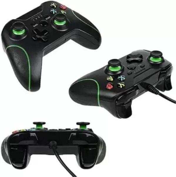 Imagem de 2 Controles Compatível XBOX-ONE Manete com Fio ANTI QUEDA