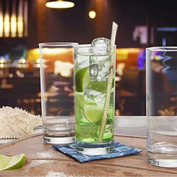 Imagem de 2 Copo Brooklyn Transparente 330ML Bartender Long Drink Suco