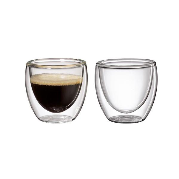 Imagem de 2 Copos De Parede Dupla Para Café Expresso 80ml - Mimo Style