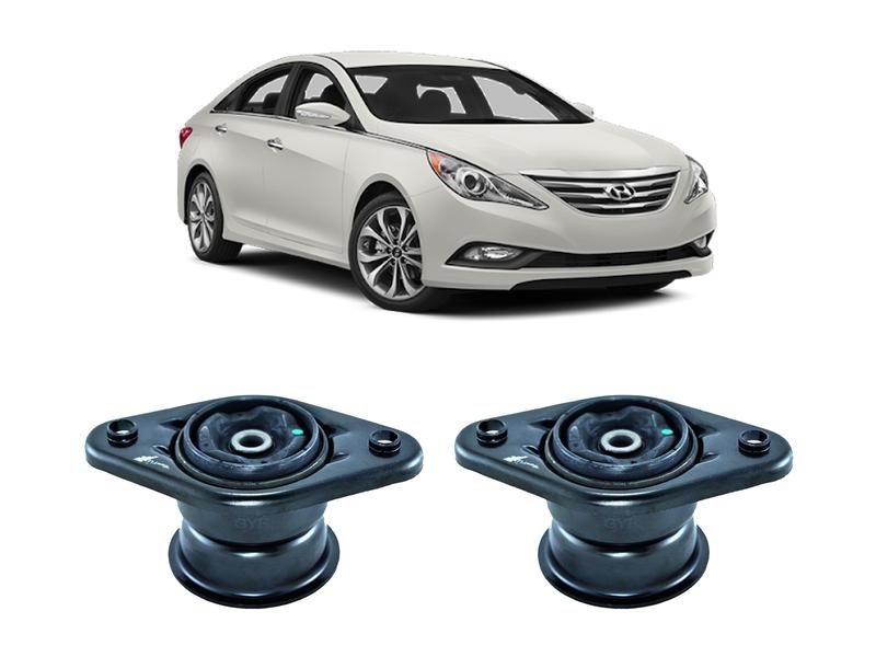 Imagem de 2 Coxim Da Suspensão Traseira Hyundai Sonata 2010 2011 2012