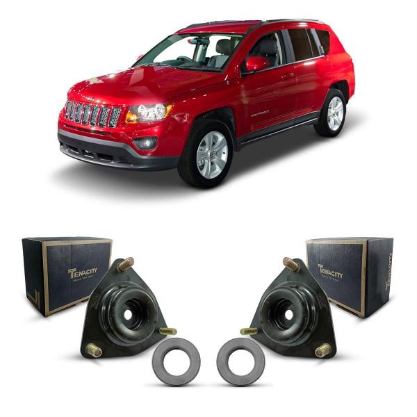 Imagem de 2 Coxim Rolamento Suspensão Dianteira Jeep Compass 2007/2015