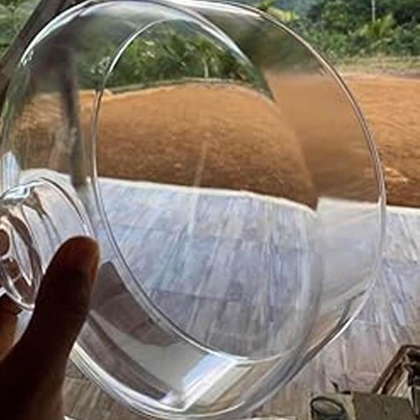 2 Cúpulas 19cm Tampa para Bolos Cristal Tortas Pudim Haus Concept Clear Imagem de 2 Cúpulas 19cm Tampa para Bolos Cristal Tortas Pudim Haus Concept Clear
