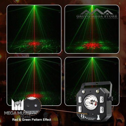 Imagem de 2 Derby 4em1 Mult Raio Rgbw Strobo Laser Luz Uv Dmx Dj Balada