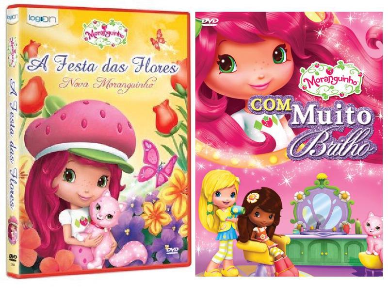 Imagem de 2  DVDs Moranguinho A Festa das Flores +  Com Muito Brilho