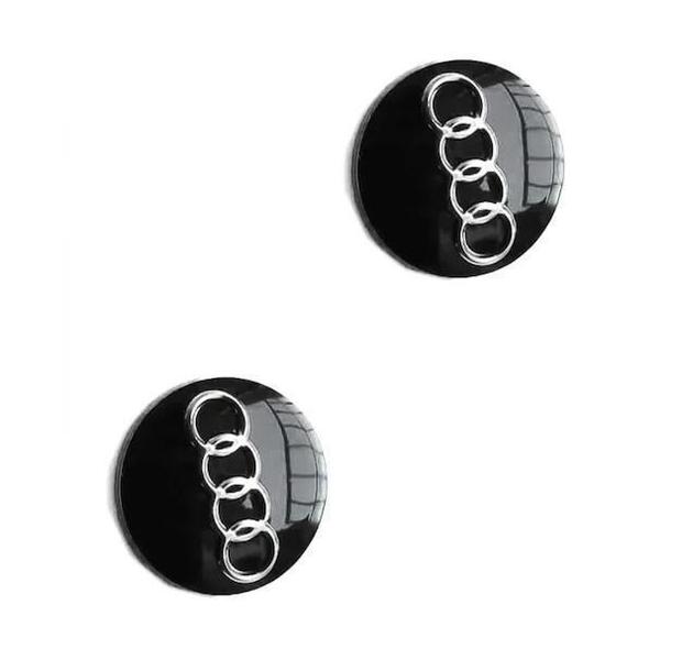 Imagem de 2 Emblema Adesivo Audi Chave Canivete Todos Modelos 14Mm