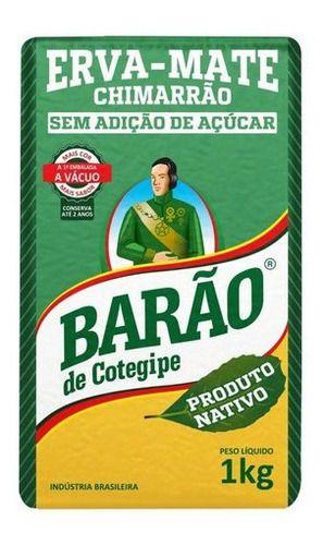 Imagem de 2 Erva Mate Chimarrão BARÃO NATIVA Vácuo Sem Glúten 2 Kg