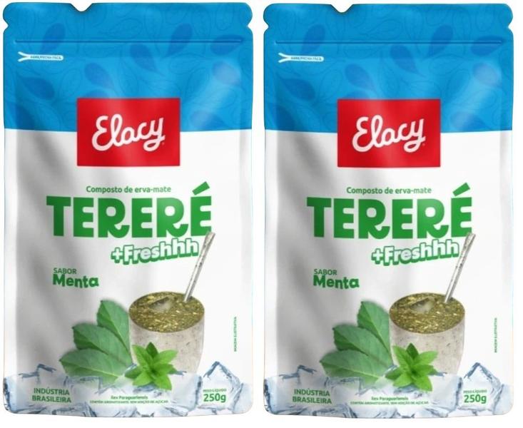 Imagem de 2 Erva Mate Tereré ELACY MENTA FRESH Gaúcho 250g