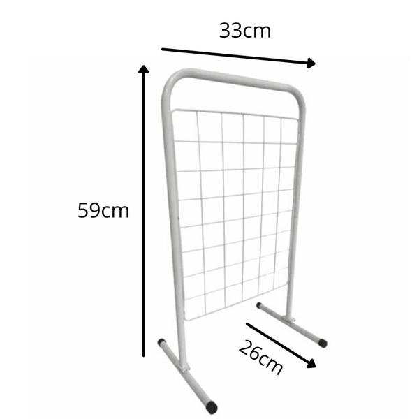 Imagem de 2 Expositor Mini Biombo De Balcão + 20 Ganchos De 15cm