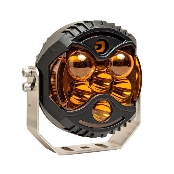 Imagem de 2 Farol LED Off-Road 5 Polegadas com DRL PRO Âmbar Angel Eye LED SMD 3030 