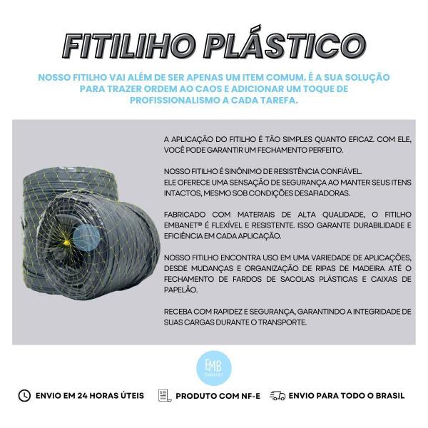 Imagem de 2 Fitilhos Plastico Para Amarração - Artesanato Profissional