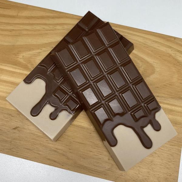 Imagem de 2 Formas Silicone Barra Derretida Chocolate Especial 260G