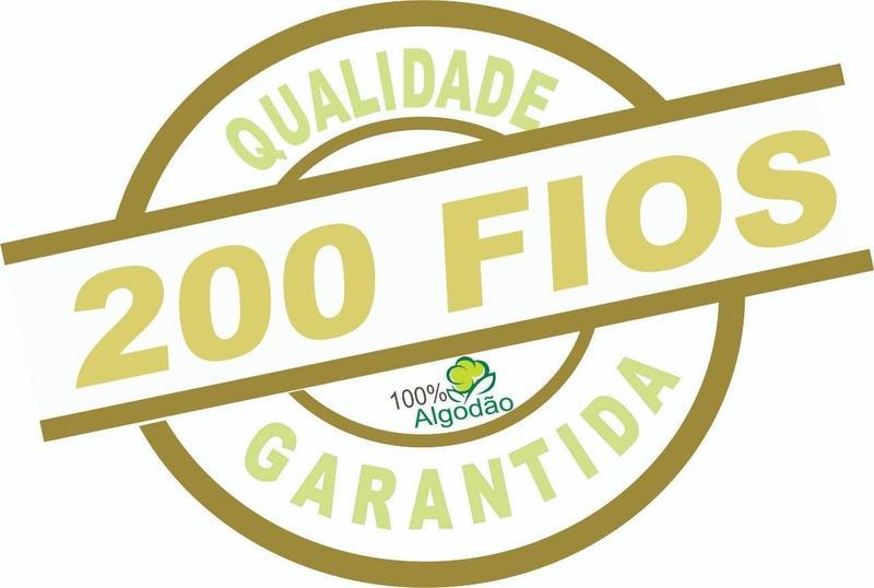 Imagem de 2 Fronhas 50Cmx70Cm 100% Algodão 200 Fios Palha Barrado