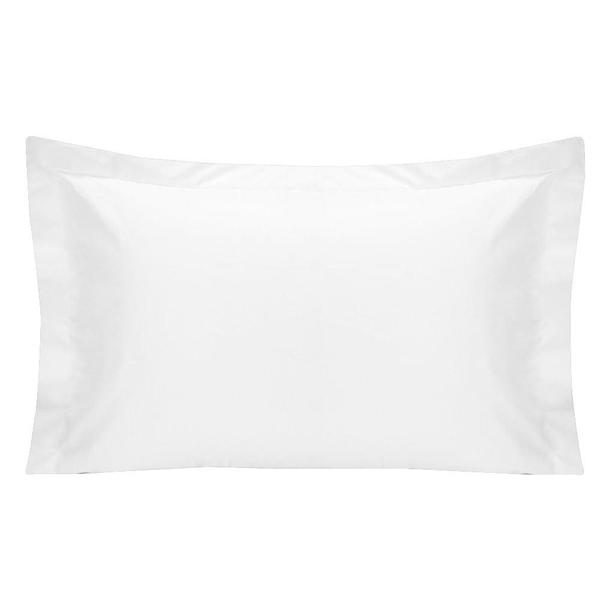 2 Fronhas Percal 400 Fios com 4 Abas 50 x 70 cm Extra Macio - Casa Blanca Imagem de 2 Fronhas Percal 400 Fios com 4 Abas 50 x 70 cm Extra Macio