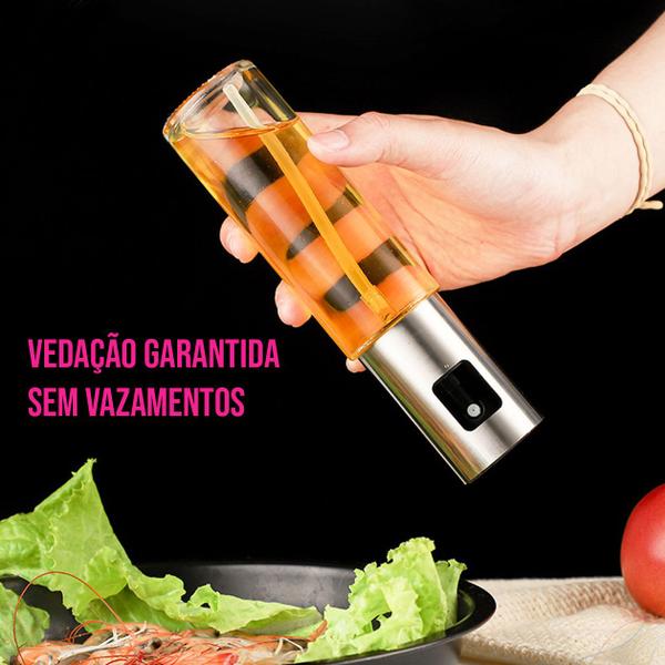 Imagem de 2 Galheteiros Spray Borrifador Temperos Azeite Vinagre 100ml