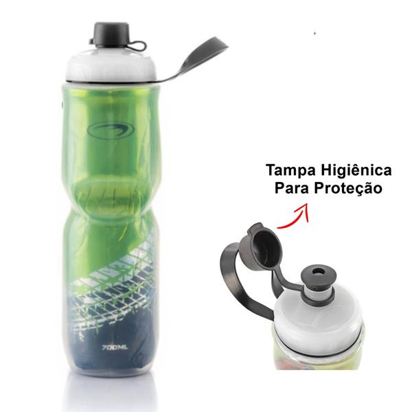 Imagem de 2 Garrafinhas Térmicas de agua 700 ml para bike / academia