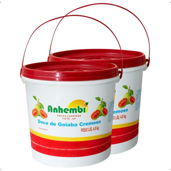 2 Goiabada Cremosa Balde 4,8 Kg Doces Anhembi Imagem de 2 Goiabada Cremosa Balde 4,8 Kg Doces Anhembi