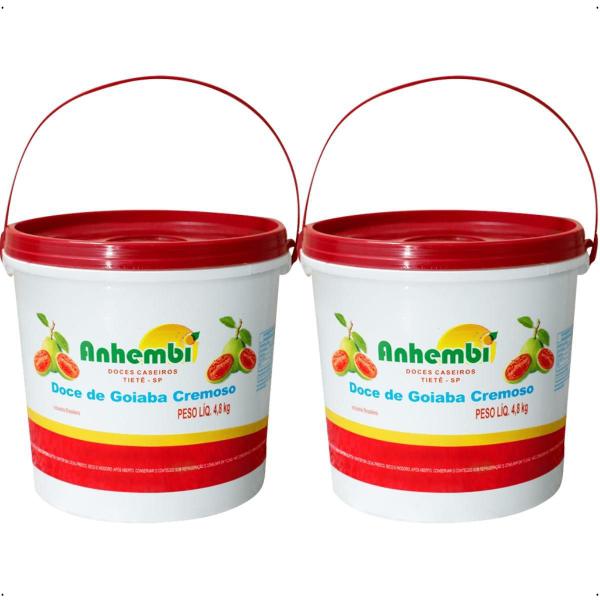2 Goiabada Cremosa Balde 4,8 Kg Doces Anhembi Imagem de 2 Goiabada Cremosa Balde 4,8 Kg Doces Anhembi