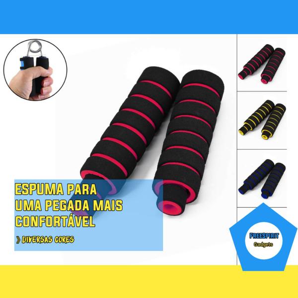 Imagem de 2 Handgrip Exercicios Mão Forte Saude Academia Treino Pegada