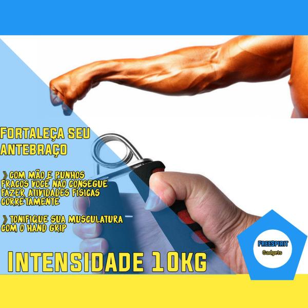 Imagem de 2 Handgrip Exercicios Mão Forte Saude Academia Treino Pegada