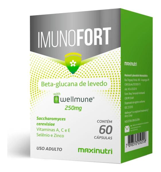 Imagem de 2 Imunofort Wellmune + Vitaminas Minerais 60 Cáps Maxinutri