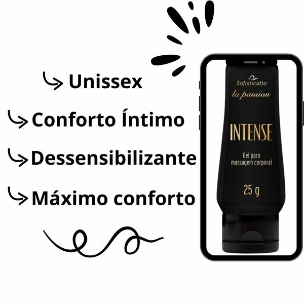 Imagem de 2 Intense Gel Lubrificante Para Massagem Corporal