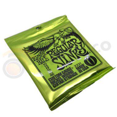 Imagem de 2 Jogos Encordoamento Ernie Ball Guitarra 010 Regular Slink