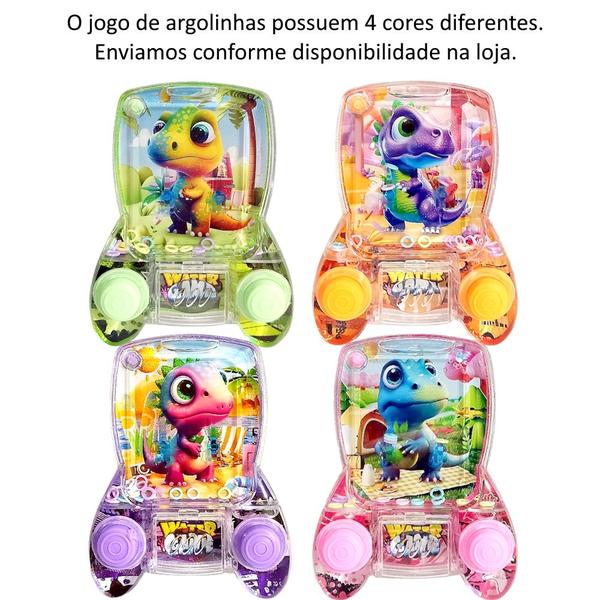 Imagem de 2 Jogos Infantil Aguaplay Lógica e Coordenação Water Game Argolas Dinossauro