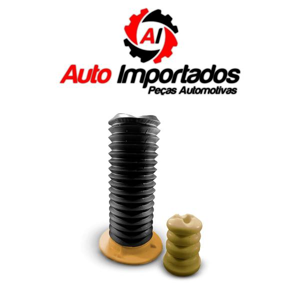 Imagem de 2 Kit Batente Amarelo Coifa Bieleta Reforçada Amortecedor Dianteiro BMW 220i F45 2015 2016 2017 2018