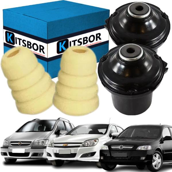 Imagem de 2 Kit Batente + Localizador Dianteiro GM Astra Vectra Zafira