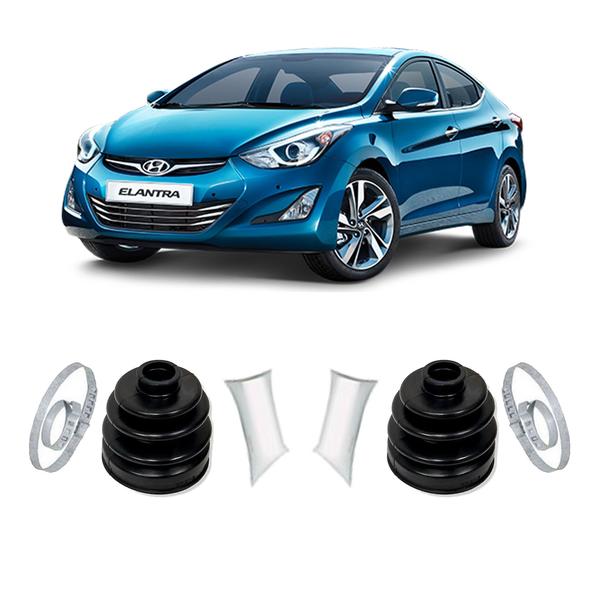 Imagem de 2 Kit Coifa Da Homocinética Lado Cambio Elantra 2013 2014 15