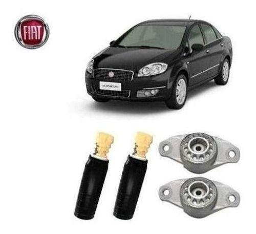 Imagem de 2 Kit Coxim Batente Amortecedor Traseiro Fiat Linea 2012 2013 2014 2015 2016