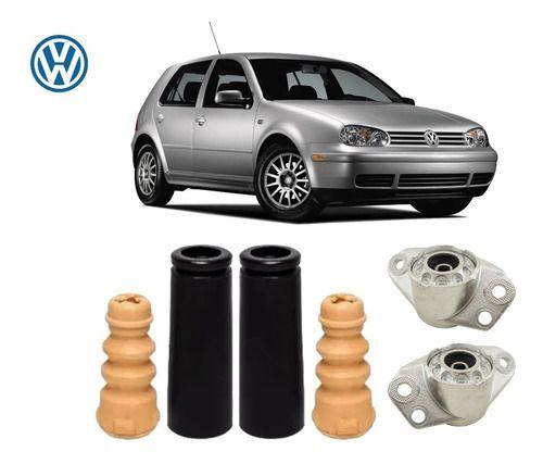 Imagem de 2 Kit Coxim Batente Coifa Traseiro Volkswagen Golf 2003 2004 2005