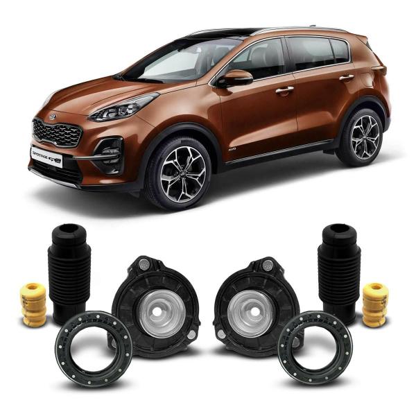 Imagem de 2 Kit Coxim Batente Rolamento Dianteiro Sportage 2016 A 2020