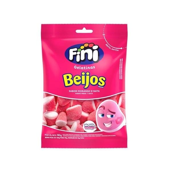 2 Kit de Balas de Gelatina: Beijo Morango 90G + Dentaduras 90G + Bananas 90G - Fini Imagem de 2 Kit de Balas de Gelatina: Beijo Morango 90G + Dentaduras 90G + Bananas 90G - Fini