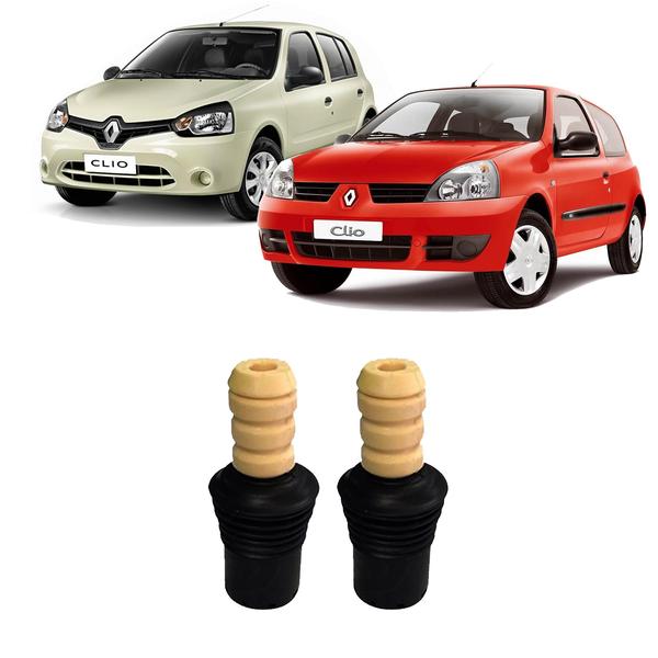 Imagem de 2 Kit Reparo Batente Dianteiro Clio 2003 2004 2005 2006 2007