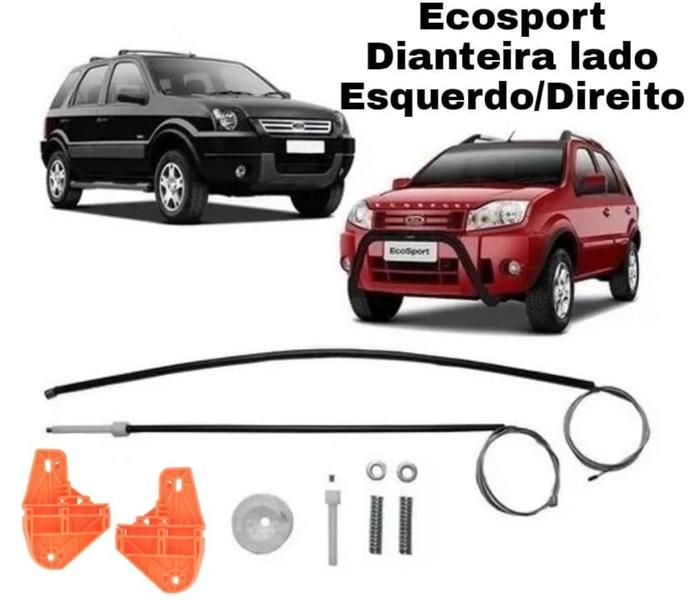 Imagem de 2 Kit Reparo Maq Vidro Eletrico Ecosport Diant C arraste 1 esquerdo 1direito 2 0124 5238 5239