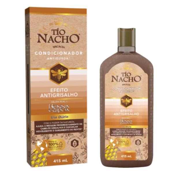 Imagem de 2 Kit Shampoo e Condicionador Antigrisalho 415mL - Tio Nacho