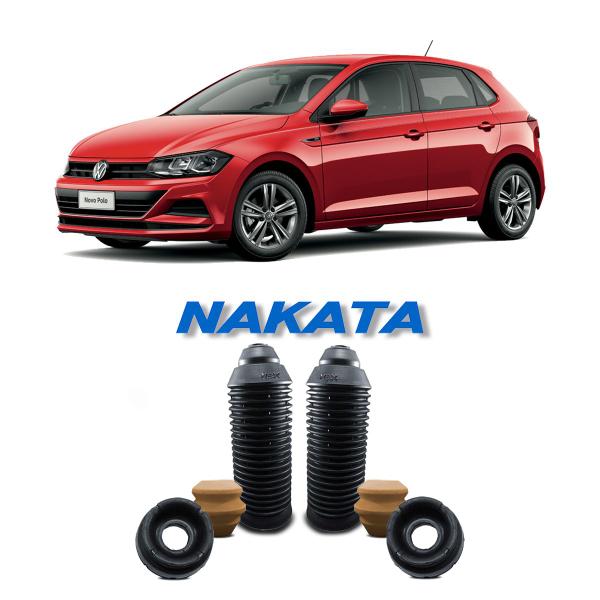 Imagem de 2 Kit Suporte Coxim Batente Dianteiro Volks Polo 2018 A 2022