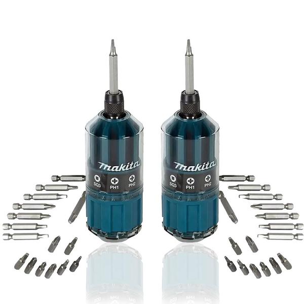 Imagem de 2 Kits de Bits Com 18 Peças Makita B-28896 P/ Parafusadeiras