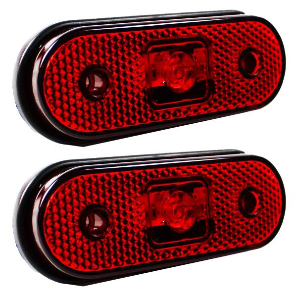 2 Lanterna Lateral para Caminhão Carreta Facchini LED BIVOLT VM - Prime Imagem de 2 Lanterna Lateral para Caminhão Carreta Facchini LED BIVOLT VM