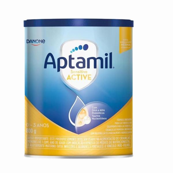 Imagem de 2 Latas- Fórmula Infantil em pó Aptamil Active- Danone 800gr